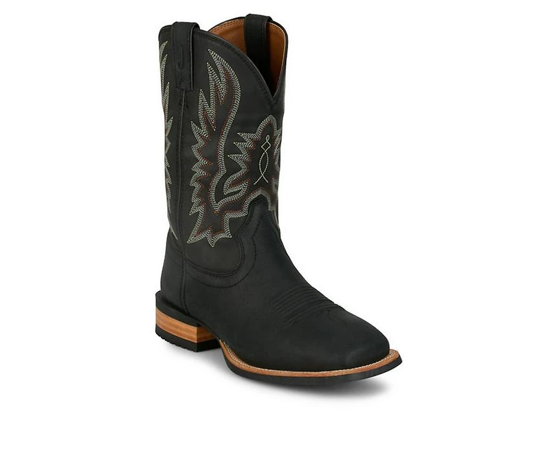 Men's Justin Boots Rustle Stacked Heel Western Boot Cowboy