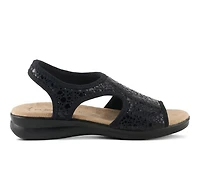 Women's Flexus Nyaman-Crackle Sandals