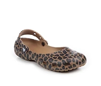Women's Crocs Classic Animal Ballet Flats