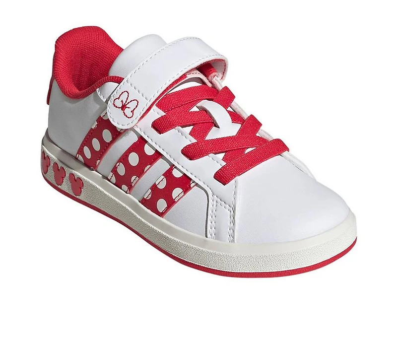 Girls' Adidas Little Kid & Big Grand Court Minnie Sneakers