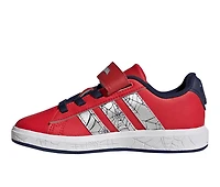 Boys' Adidas Little Kid & Big Grand Court Spider Sneakers
