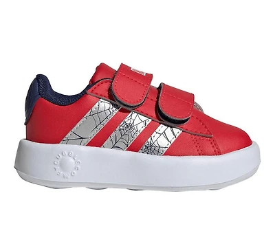 Kids' Adidas Toddler Grand Court Spider Sneakers