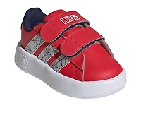 Kids' Adidas Toddler Grand Court Spider Sneakers