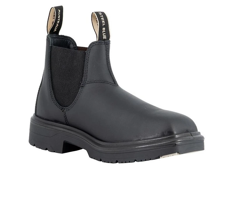 Men's STEEL BLUE Hobart Sqaure Soft Toe Work Boots