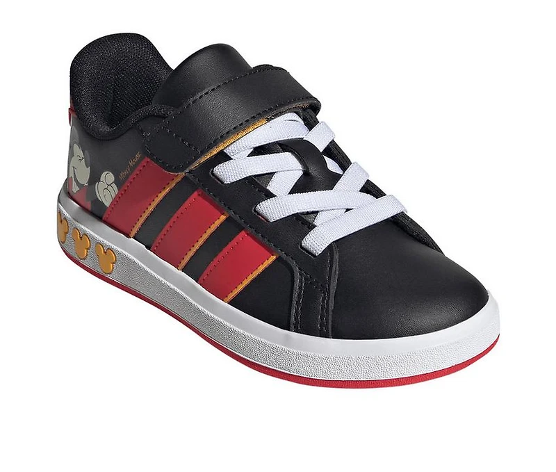 Kids' Adidas Little Kid & Big Grand Court 3.0 Mickey Sneakers