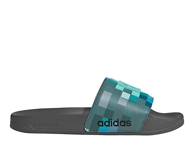 Men's Adidas Adilette Shower Minecraft Sport Slides