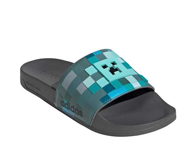 Men's Adidas Adilette Shower Minecraft Sport Slides