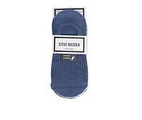 Steve Madden 6 Pack Solid Athletic Sneaker Liner Socks