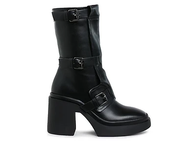 Women's London Rag Syrah Biker Boots