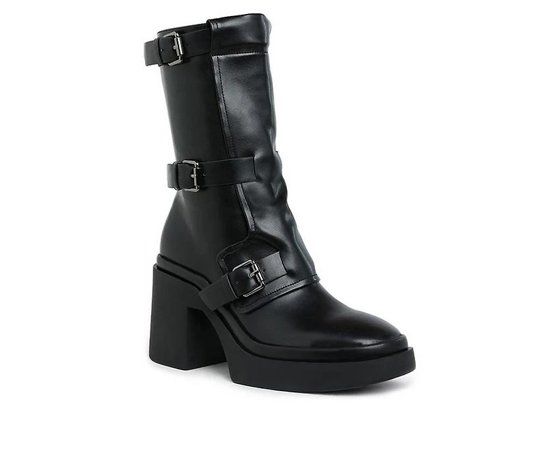 Women's London Rag Syrah Biker Boots