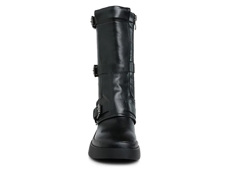 Women's London Rag Syrah Biker Boots