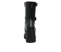 Women's London Rag Syrah Biker Boots