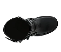 Women's London Rag Syrah Biker Boots