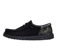 Men's HEYDUDE Wally Funk Distressed Skulls Casual Shoes