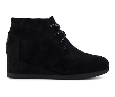 Girls' TOMS Little Kid & Big Desert Plus Wedge Booties