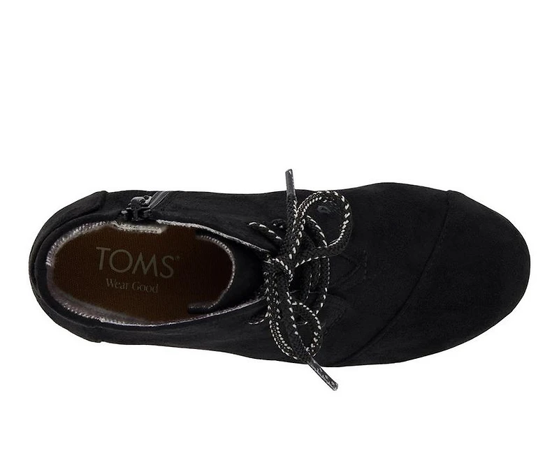 Girls' TOMS Little Kid & Big Desert Plus Wedge Booties