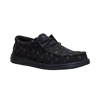 Men's HEYDUDE Wally Halloween Spiders Casual Shoes