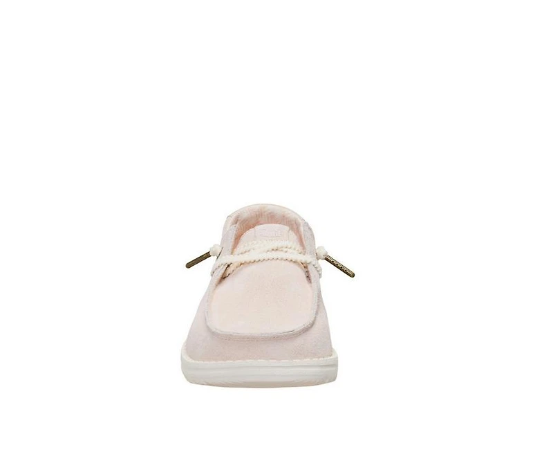 Women's HEYDUDE Wendy Crafted Suede Casual Shoes