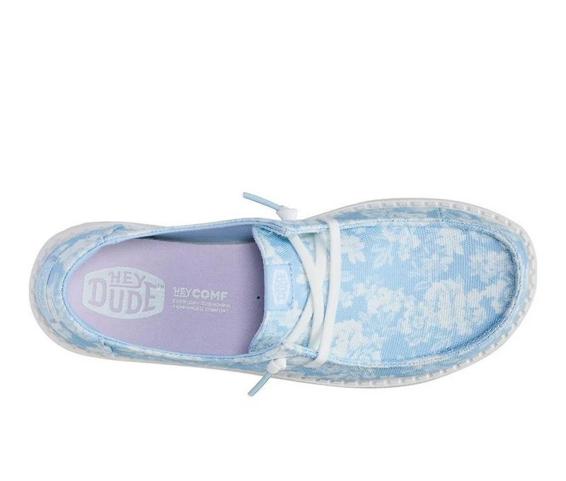 Women's HEYDUDE Wendy Washed Floral Slip-ons