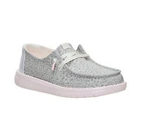 Girls' HEYDUDE Little Kid & Big Wendy Youth Luxe Casual Shoes