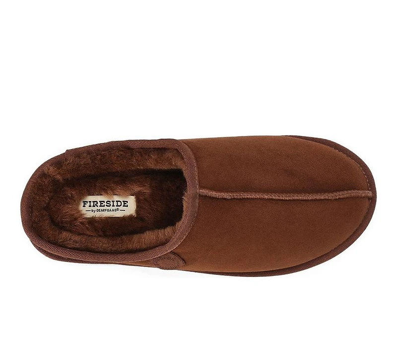Men's FireSide Grafton Genuine Shearling Clog Slippers