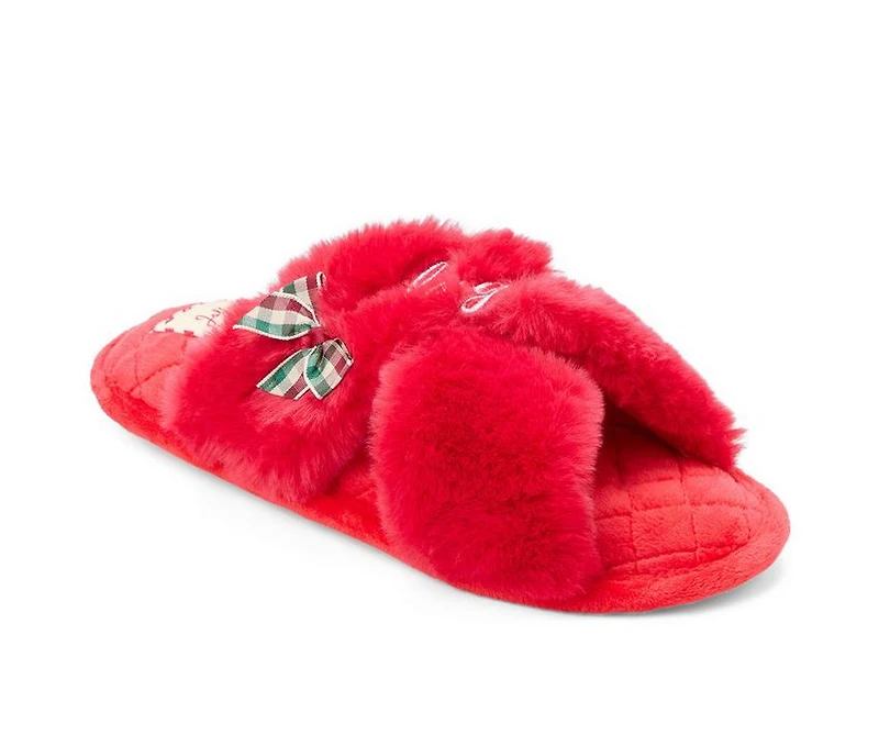 Dearfoams Mama Fur Slide Slippers
