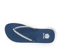 Women's Yellow Box Jello Flip-Flops