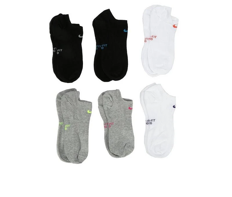 Nike Women's 6 Pair Lightweight No Show Socks