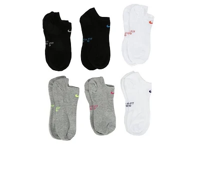Nike Women's 6 Pair Lightweight No Show Socks
