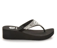 Women's Yellow Box Birder Wedge Flip-Flops