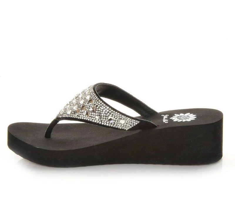 Women's Yellow Box Birder Wedge Flip-Flops