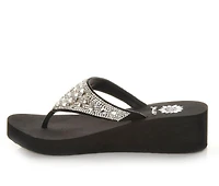 Women's Yellow Box Birder Wedge Flip-Flops