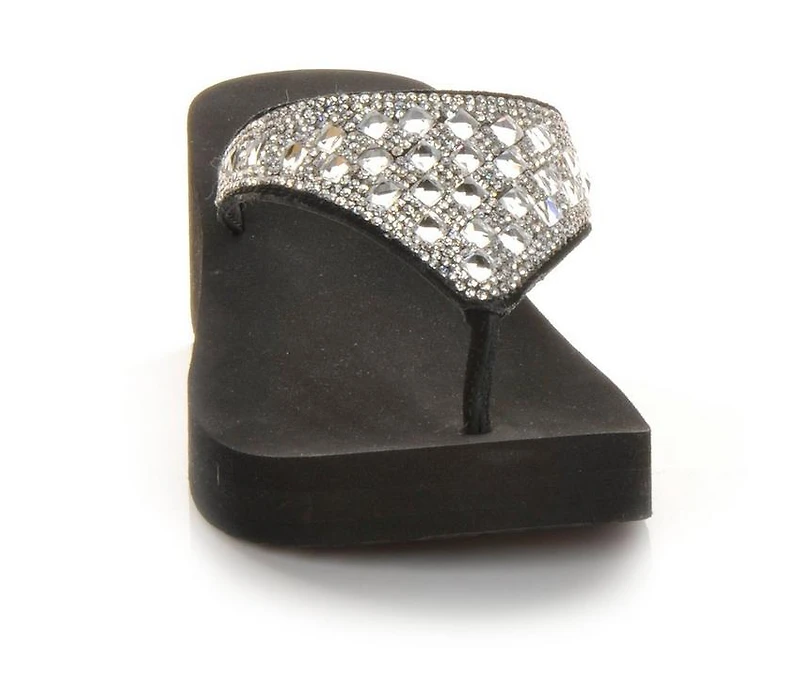 Women's Yellow Box Birder Wedge Flip-Flops