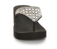 Women's Yellow Box Birder Wedge Flip-Flops