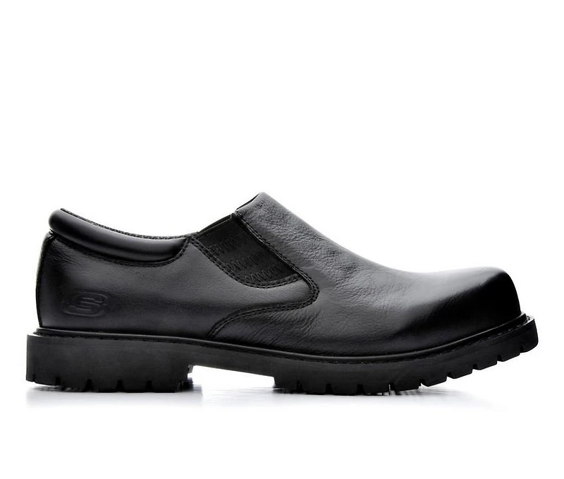 Men's Skechers Work Goddard 77046 Slip Resistant Loafers