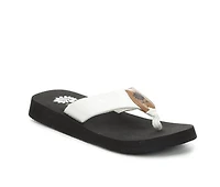 Women's Yellow Box Flax Flip-Flops