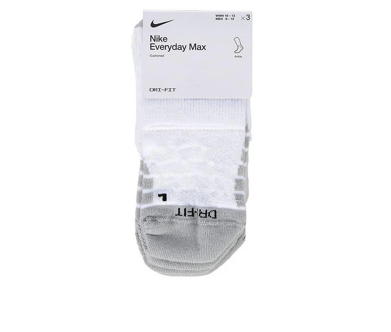 Nike 3 Pair Everyday Max Cushioned Ankle Socks