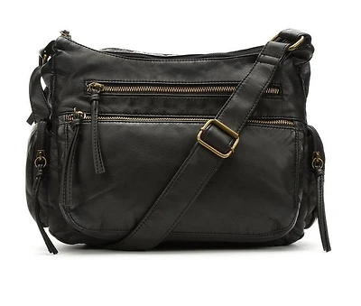 Bueno Of California Multi Zip Pocket Crossbody Bag