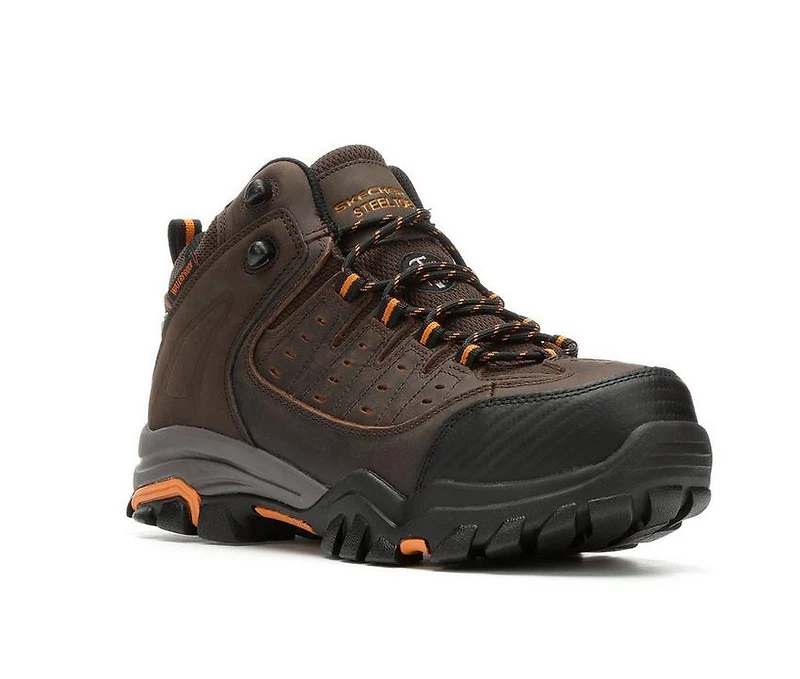 Men's Skechers Work Lakehead Waterproof Steel Toe 77126 Work Boots