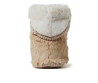 Dearfoams Beth Pile Fold Down Bootie Slippers