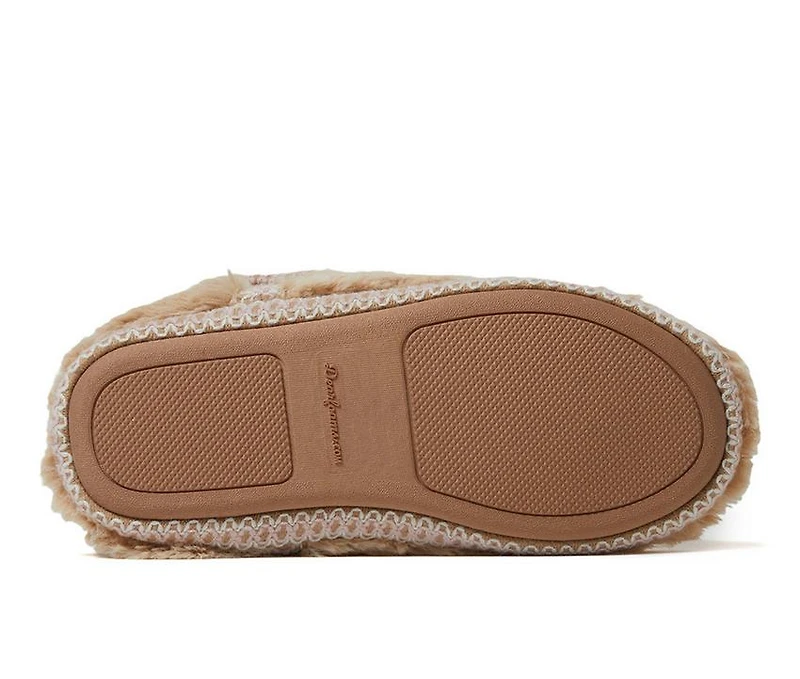 Dearfoams Beth Pile Fold Down Bootie Slippers