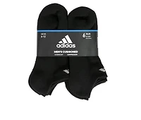 Adidas 6 Pair Men's Cushioned No Show Socks