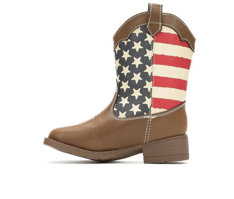 Kids' Natural Steps Toddler & Little Kid Stripes Cowboy Boots