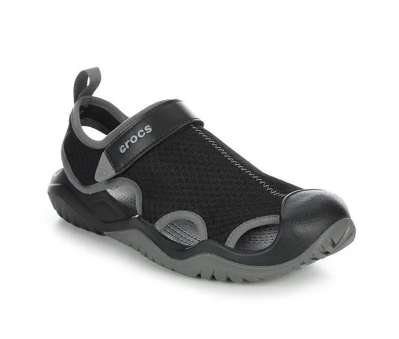 Men's Crocs Swiftwater Mesh Deck Outdoor Sandals