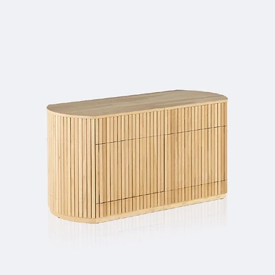 Transformer Round Sideboard - Scandinavian Oak