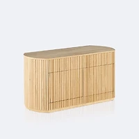 Transformer Round Sideboard - Scandinavian Oak