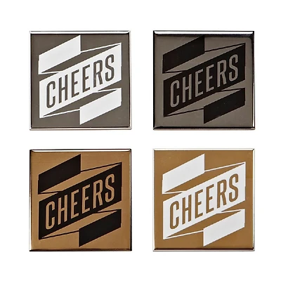 Cheers Coasters - Set of 4
