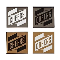 Cheers Coasters - Set of 4