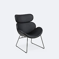 Cazar Lounge Chair - Black