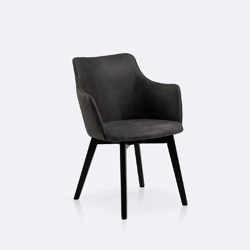 Bella Dining Armchair - Dark Grey